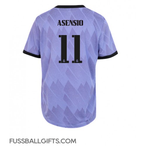 Real Madrid Marco Asensio #11 Fußballbekleidung Auswärtstrikot Damen 2022-23 Kurzarm